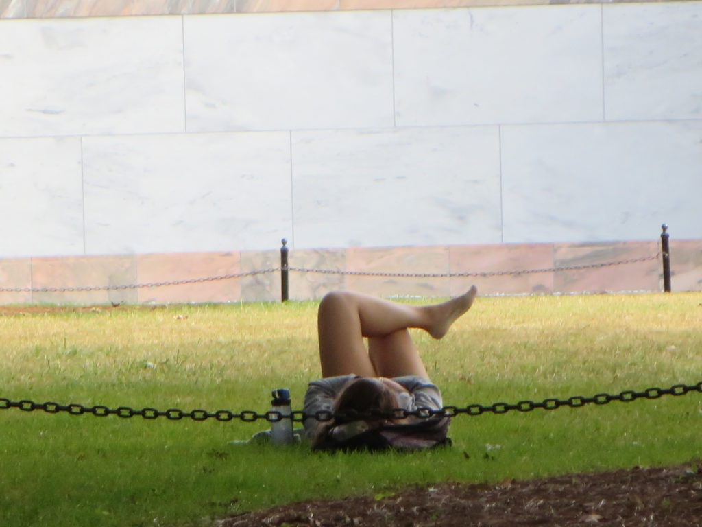 Resting on campus